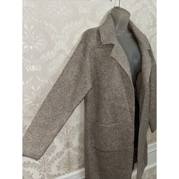 NWT Petal & Pup Wool Blend Skylar Open Front Coatigan Knit Jacket Size S/M - Picture 5 of 9